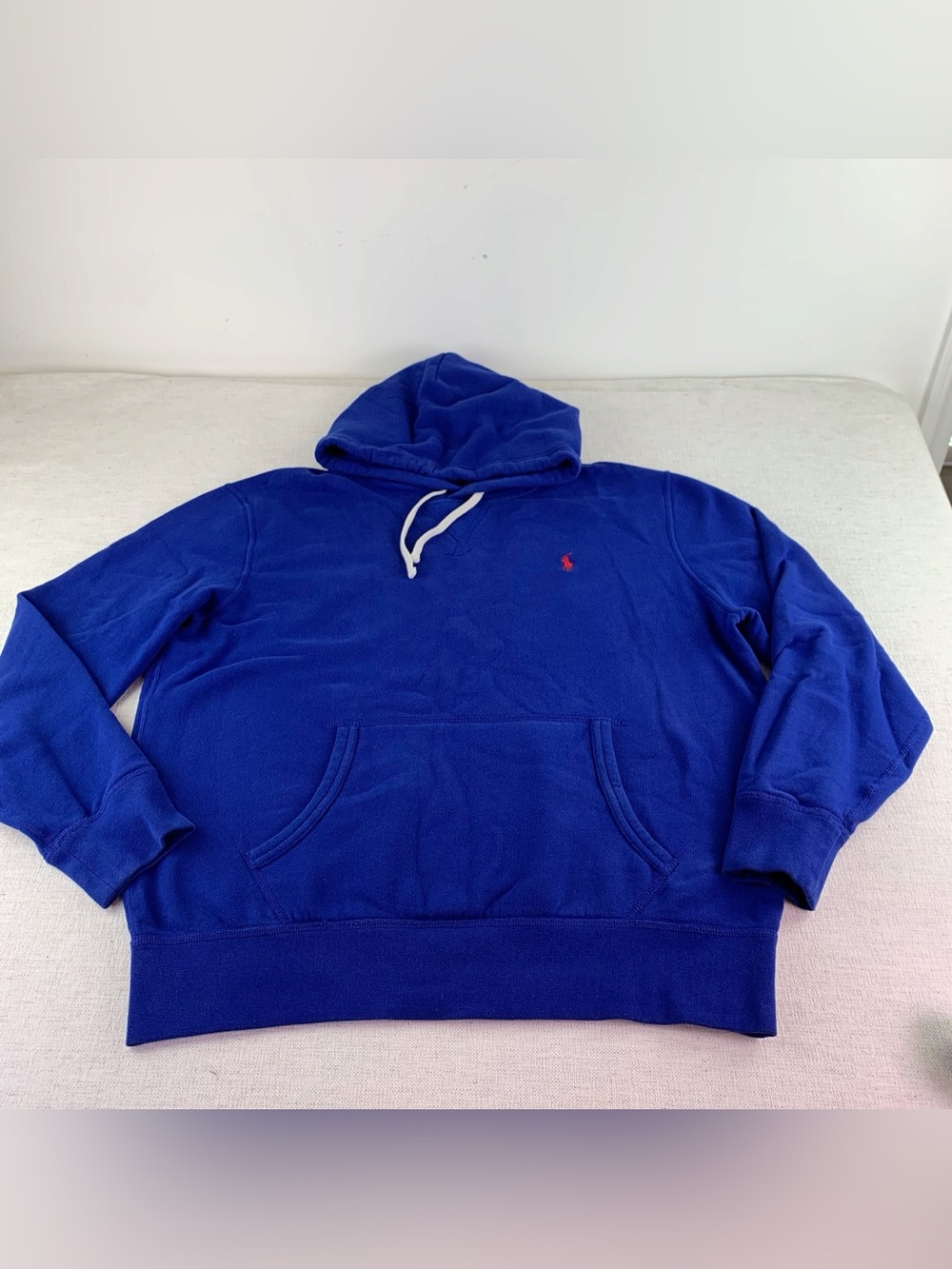 Polo by Ralph Lauren men's long sleeve Hooded Pullover Sweatshirt size L blue